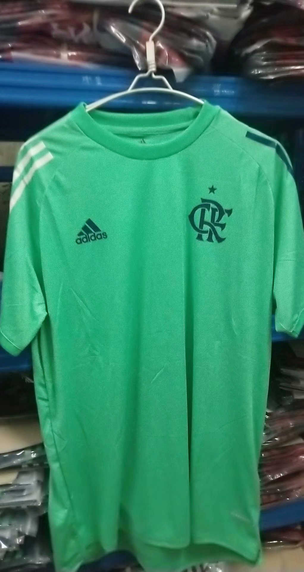 2020/21 Flamengo Green Mens Soccer Traning Jersey