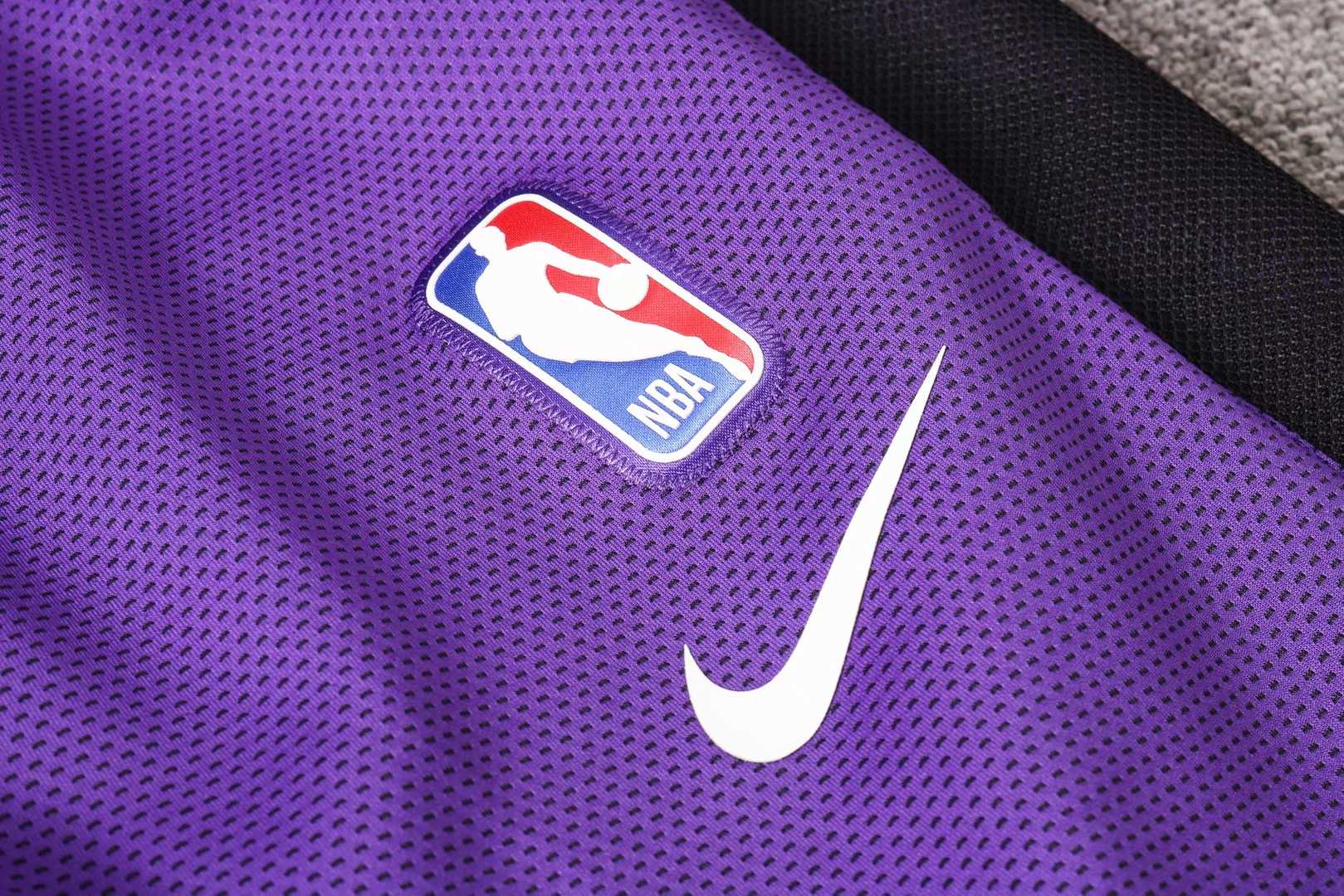 2020/21 LA Lakers Hoodie Purple Mens Soccer Training Suit(Jacket + Pants)