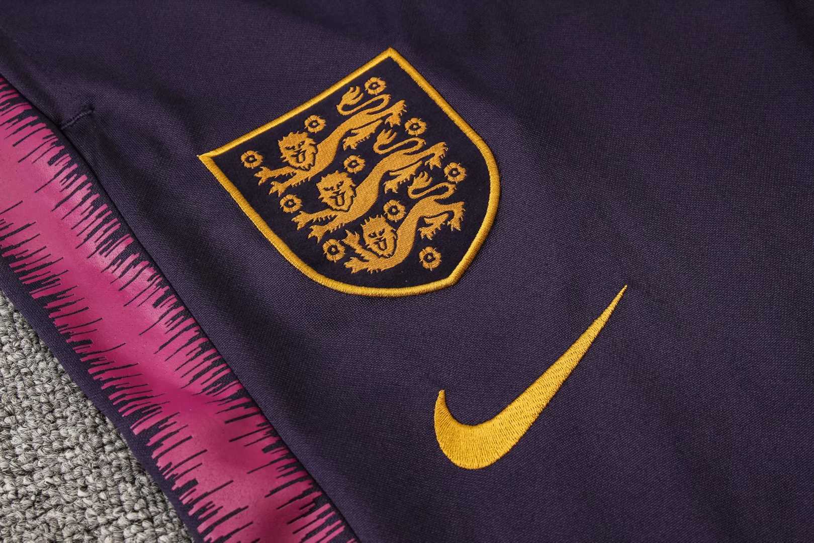2019/20 England Purple Mens Soccer Training Suit(Sweater + Pants)