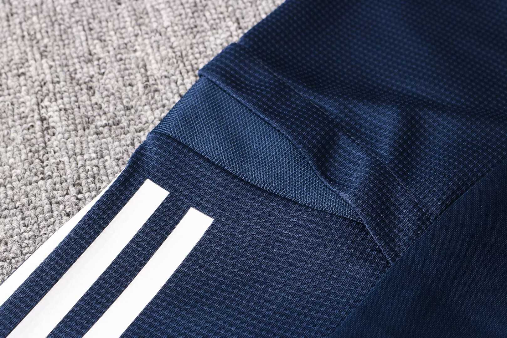 2020/21 Cruzeiro Navy Half Zip Mens Soccer Training Suit(SweatJersey + Pants)