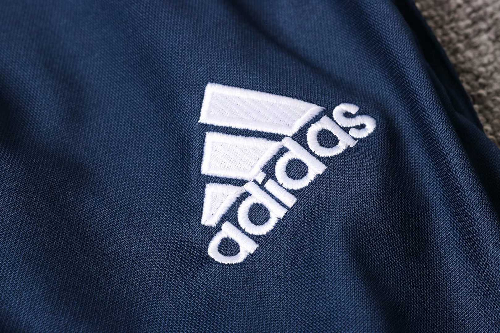 2020/21 Cruzeiro Blue Half Zip Mens Soccer Training Suit(SweatJersey + Pants)