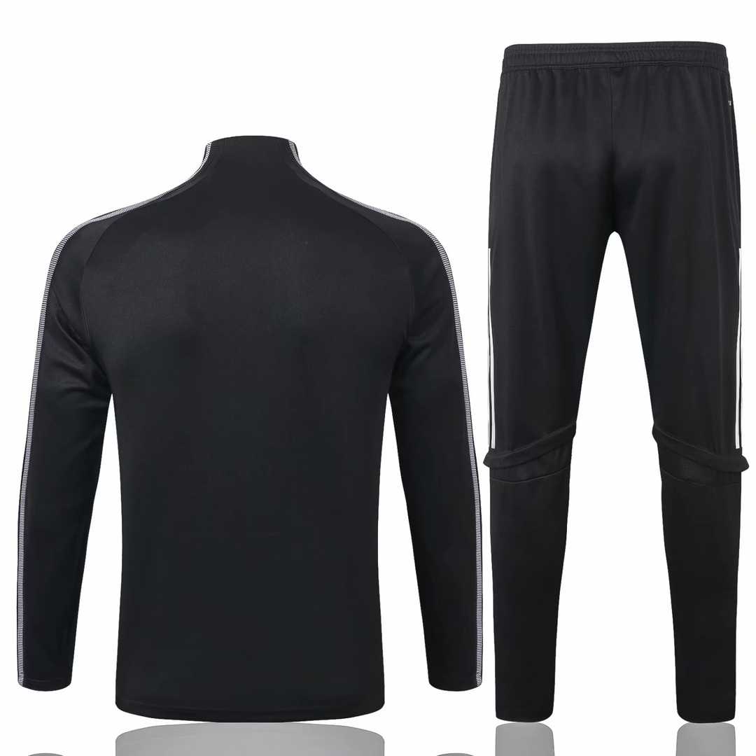 2020/21 Germany Black Mens Soccer Training Suit(Jacket + Pants)