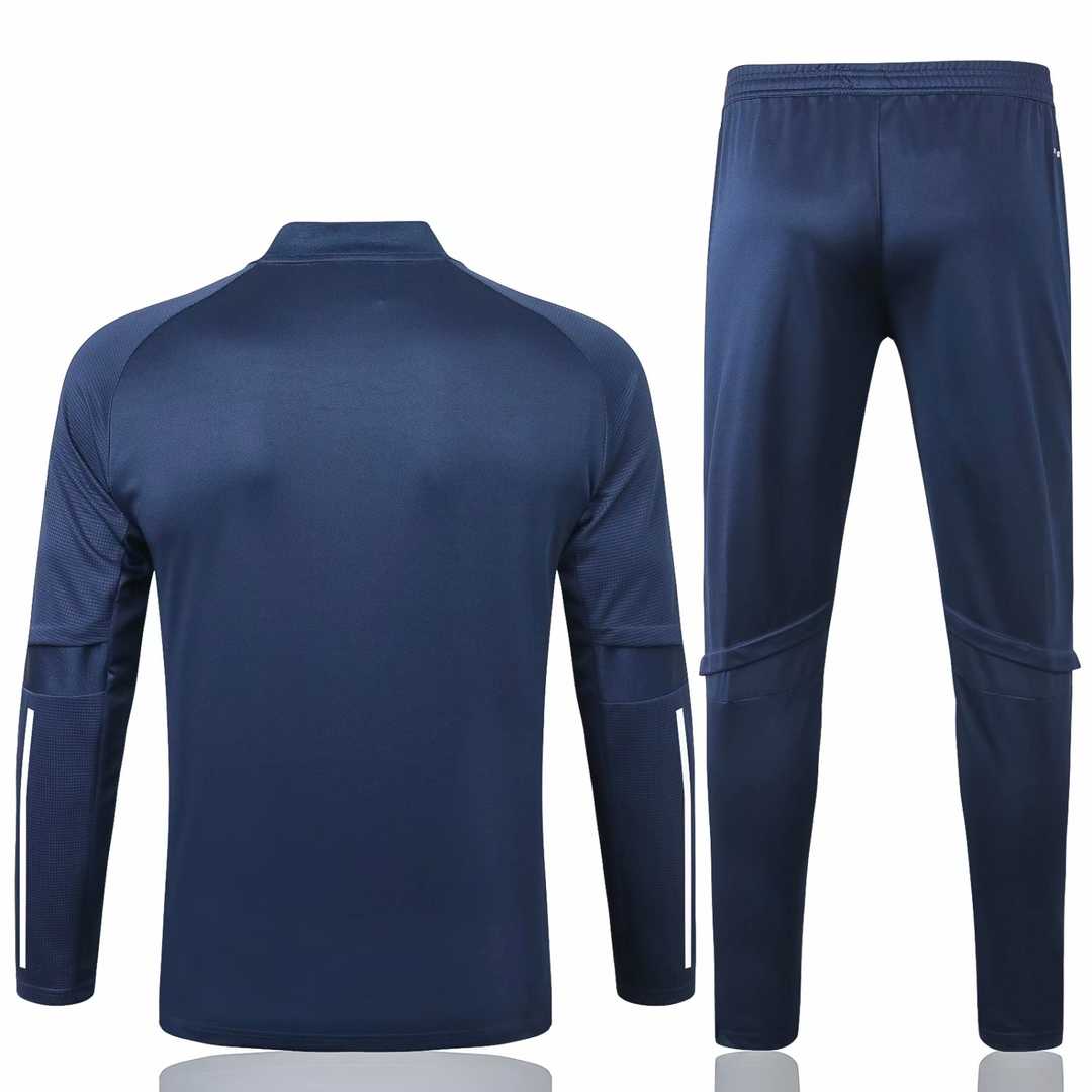 2020/21 Boca Juniors Navy Mens Soccer Training Suit(Jacket + Pants)