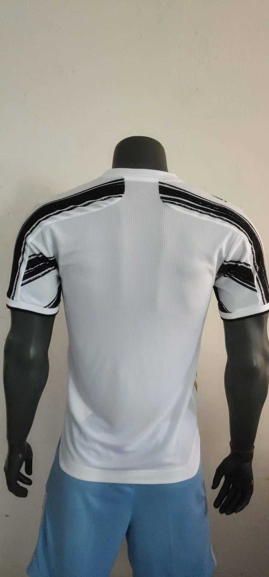 2020/21 Juventus Home Black & White Stripes Mens Soccer Jersey Replica  (Match)