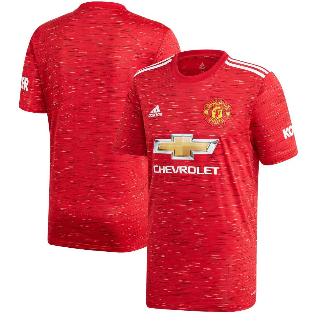 2020/21 Manchester United Home Mens Soccer Jersey Replica 