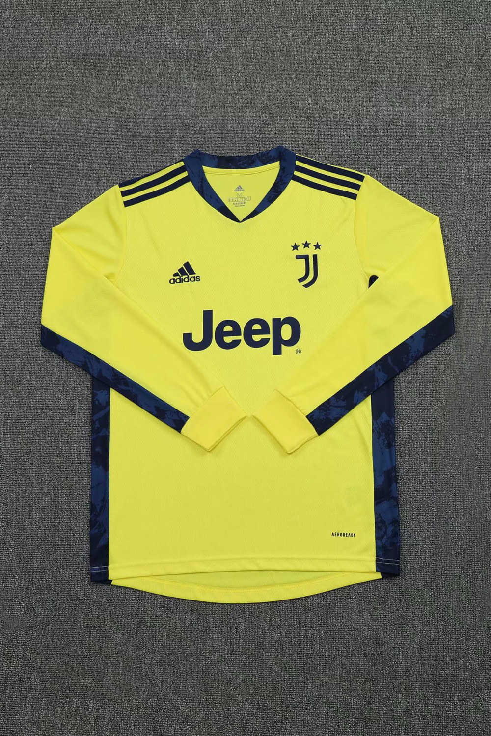 2020/21 Juventus Goalkeeper Yellow LS Man Soccer Jersey Replica 