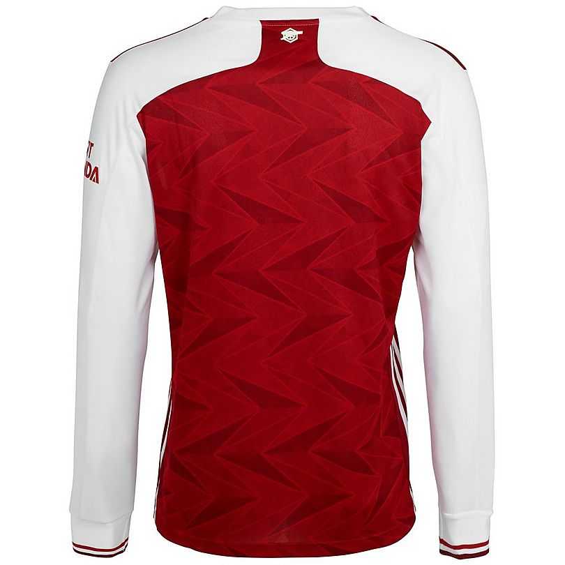 2020/21 Arsenal Home Red LS Mens Soccer Jersey Replica 