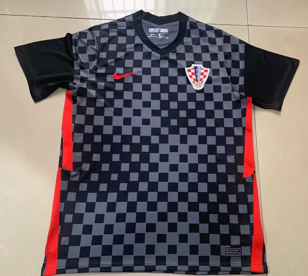 2020 Croatia Away Man Soccer Jersey Replica 