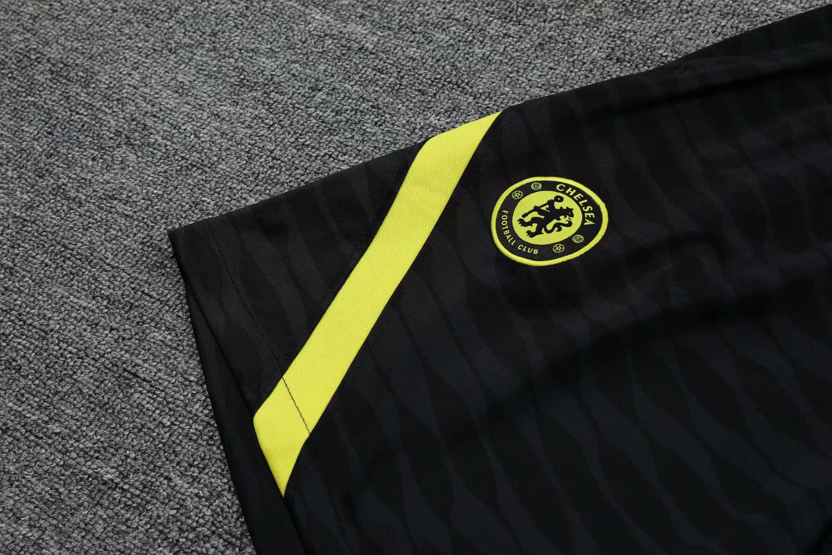 Chelsea Black Soccer Training Suit Jerseys + Short Mens 2021/22 
