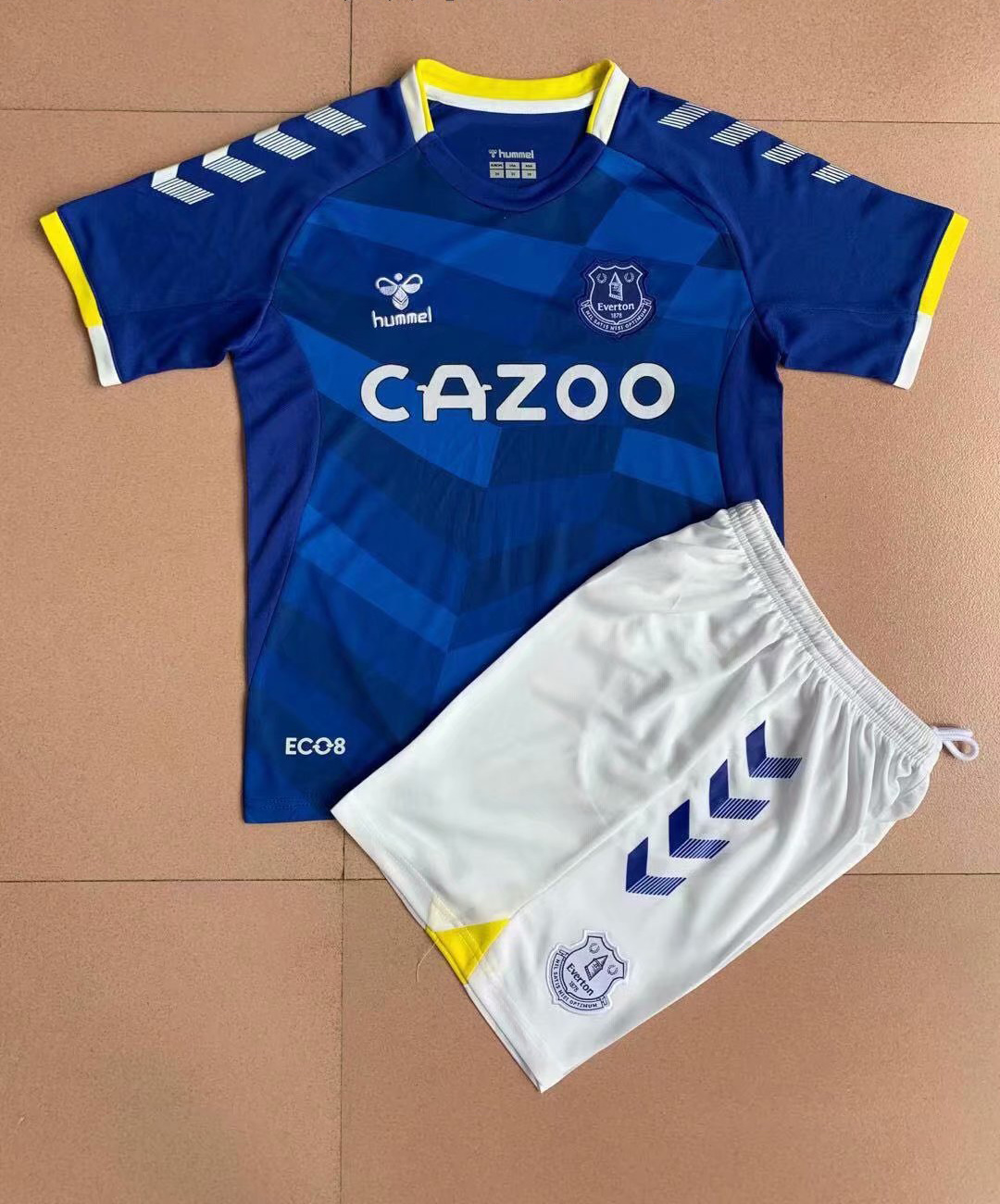 Everton Home Soccer Jerseys + Short Youth 2021/22 