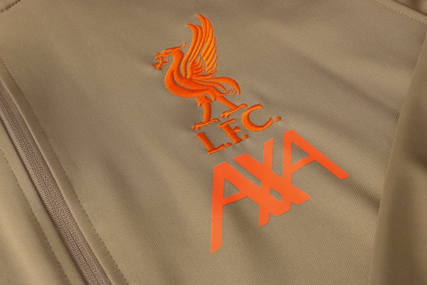 Liverpool Gold Soccer Training Suit Jacket + Pants Mens 2021/22 