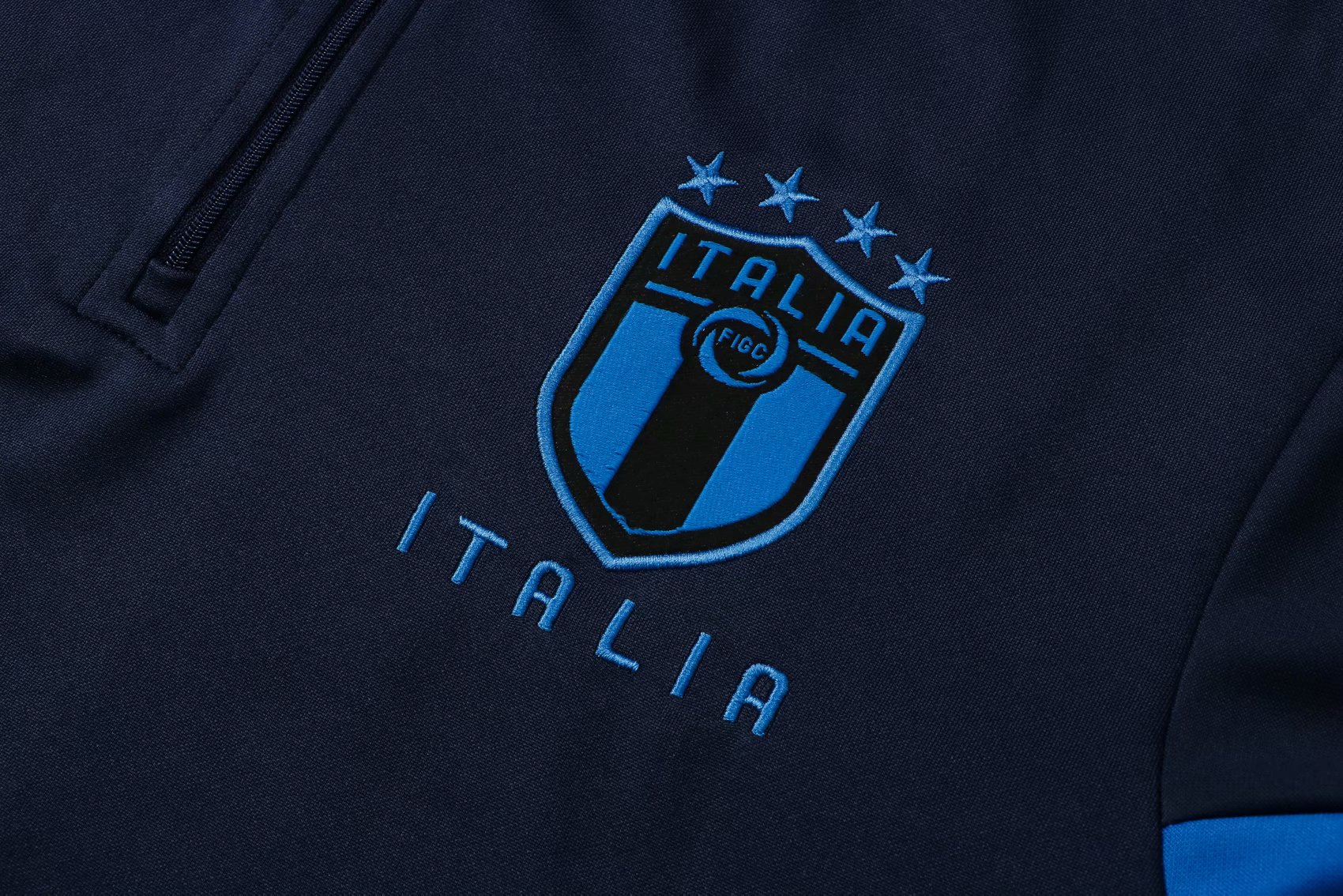 Italy Navy Soccer Training Suit Mens 2021/22 