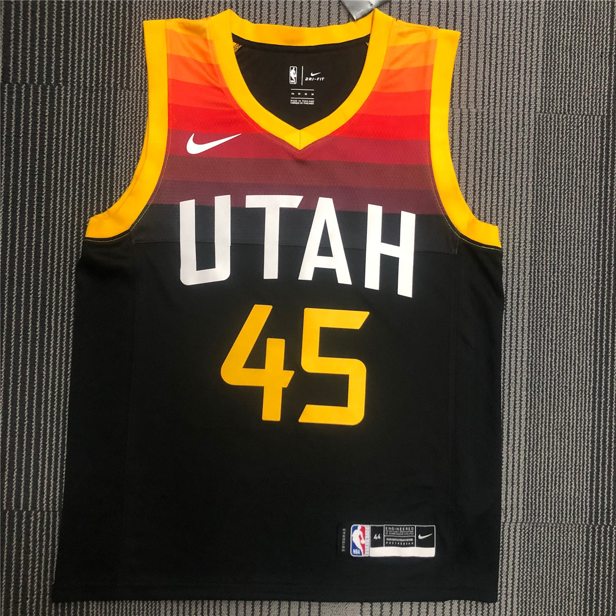 Utah Jazz Black Swingman Jersey Mens 2020/21 City Edition