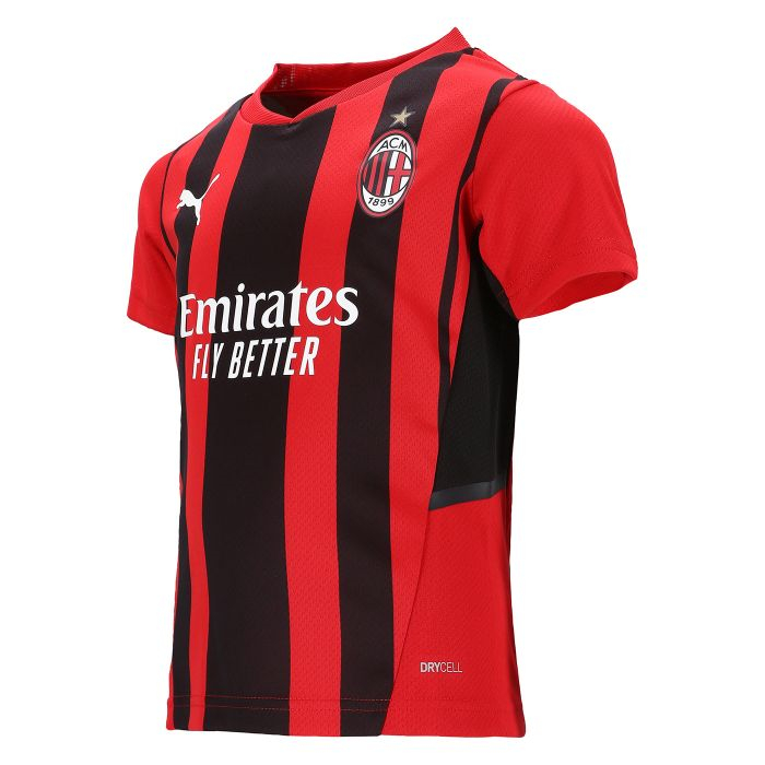 AC Milan Soccer Jersey+Short+Socks Replica Home Youth 2021/22