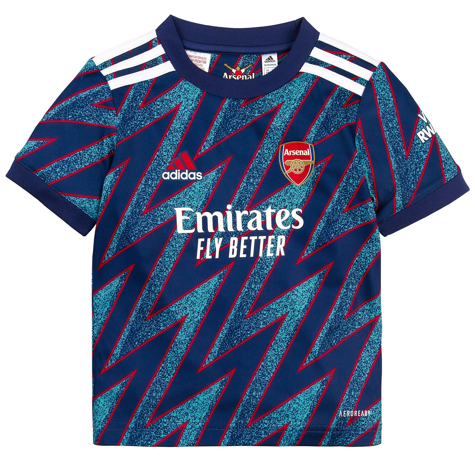 Arsenal Soccer Jersey+Short+Socks Replica Third Youth 2021/22