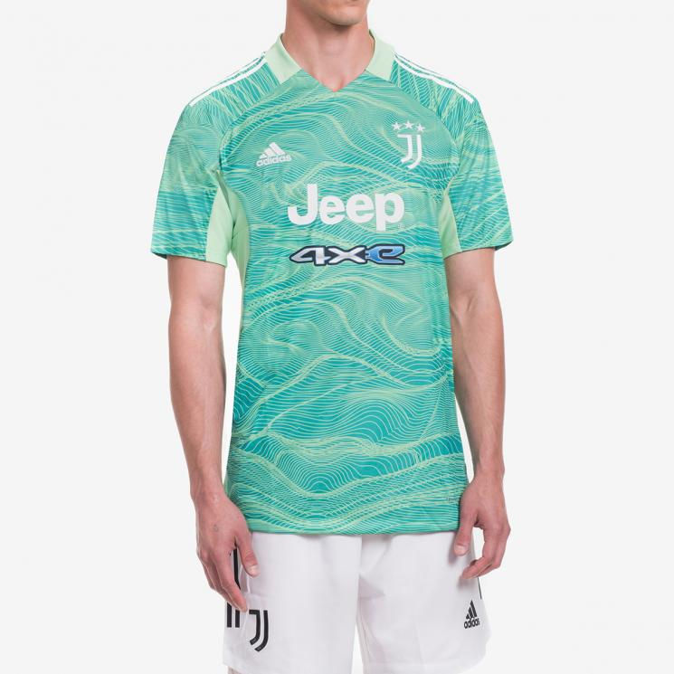 Juventus Soccer Jersey Replica Goalkeeper Short Sleeve Mens 2021/22
