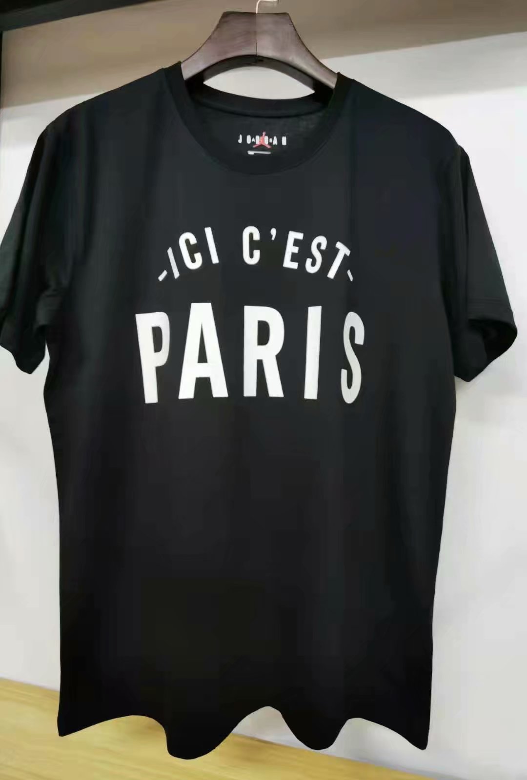 PSG Messi ICI C'EST PARIS T-Shirt Black Mens 2021/22