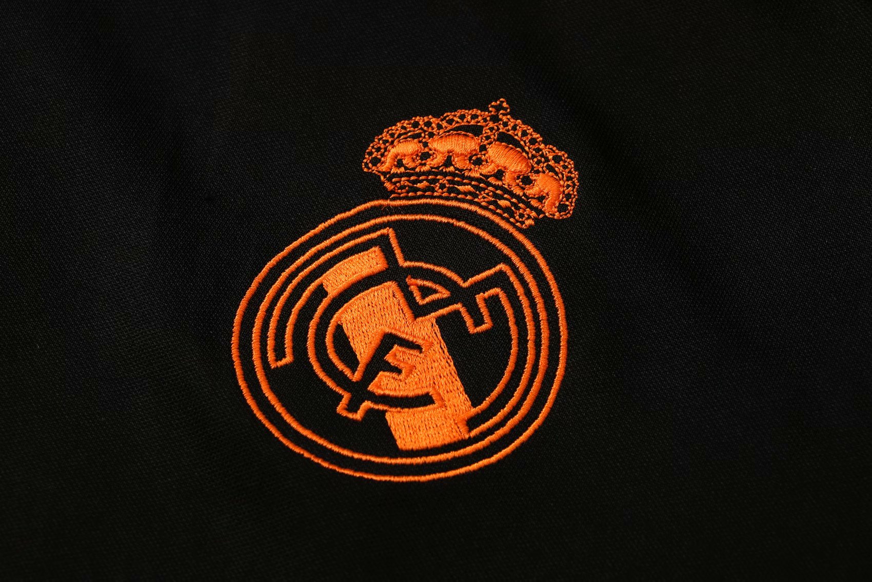 Real Madrid Soccer Polo Jerseys Black Mens 2021/22