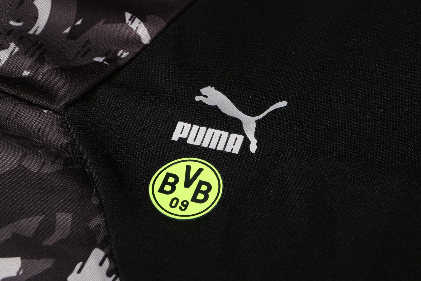 Borussia Dortmund Soccer Training Suit Jacket + Pants Black II Mens 2021/22