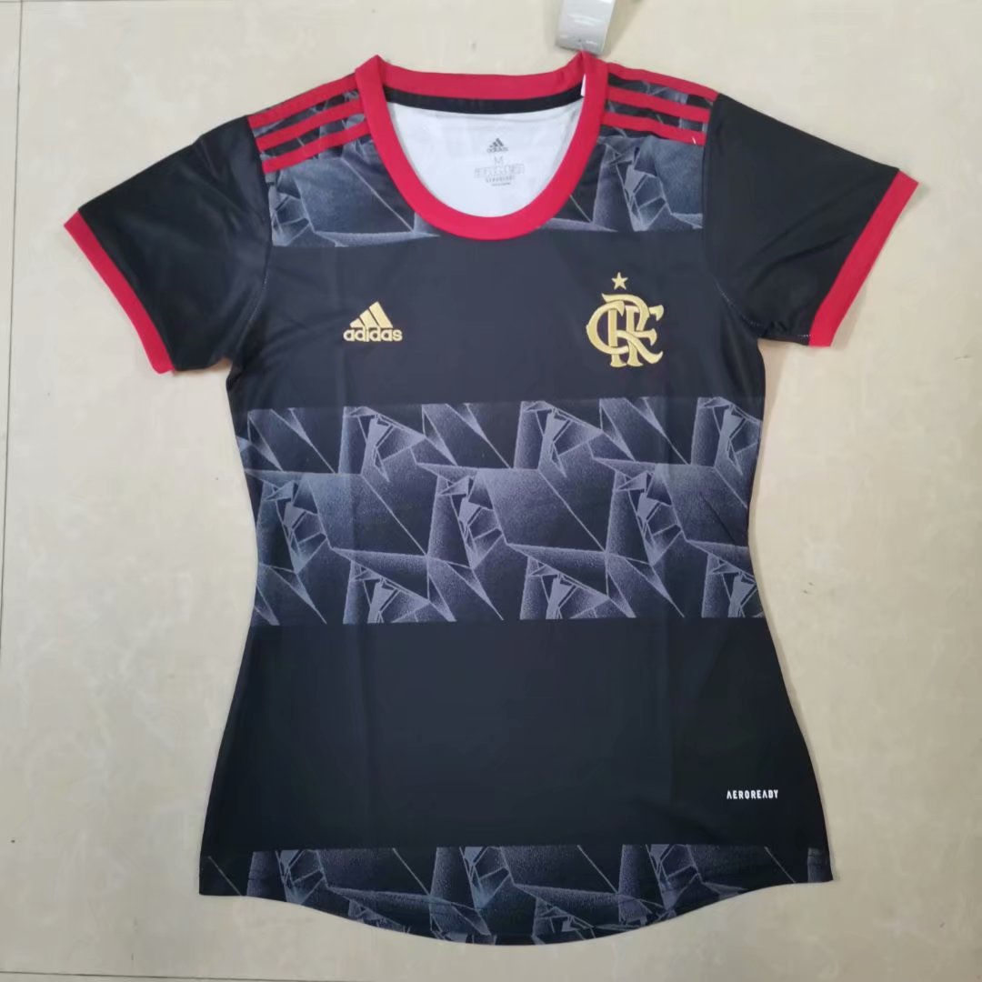 Flamengo Soccer Jersey Replica Third Womens 2021/22