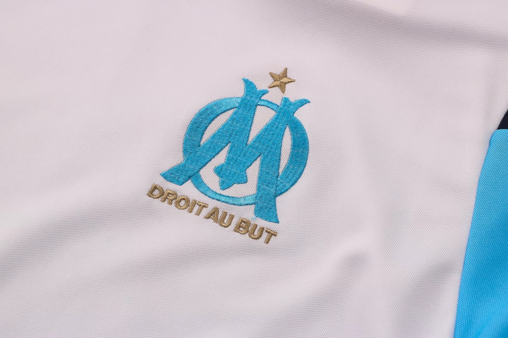 Olympique Marseille Soccer Training Jersey White Mens 2021/22 