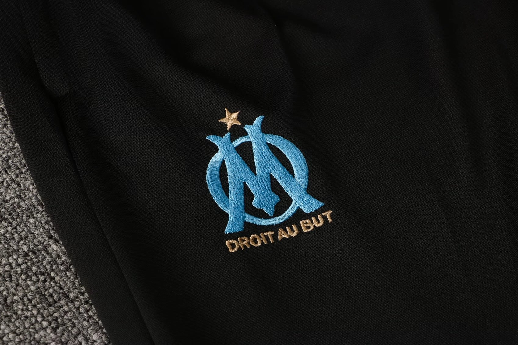Olympique Marseille Soccer Training Suit Light Blue Mens 2021/22