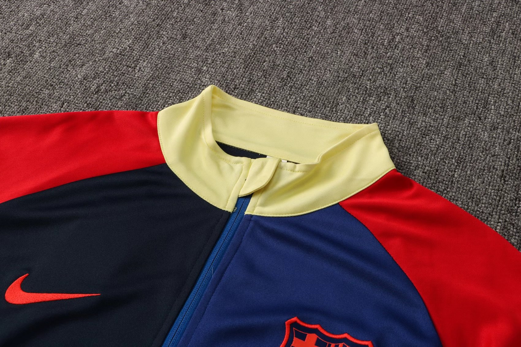 Barcelona Soccer Training Suit Jacket + Pants Colorful Mens 2021/22