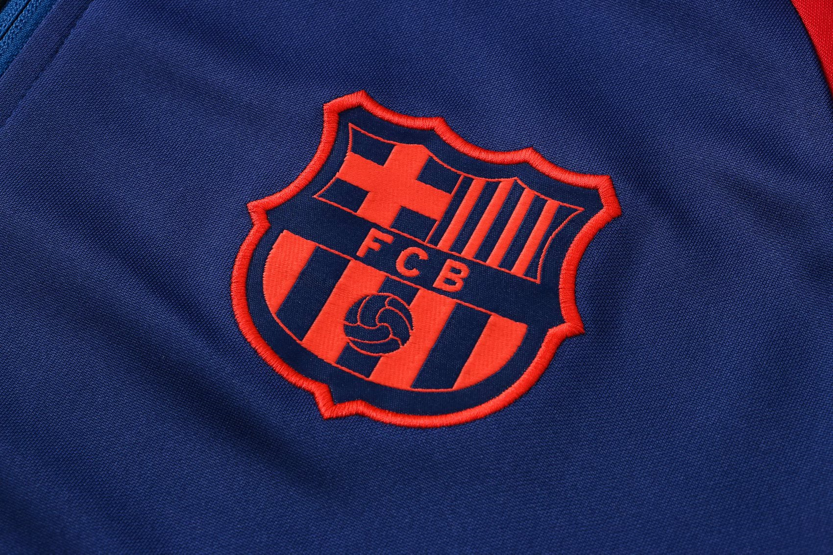 Barcelona Soccer Training Suit Jacket + Pants Colorful Mens 2021/22