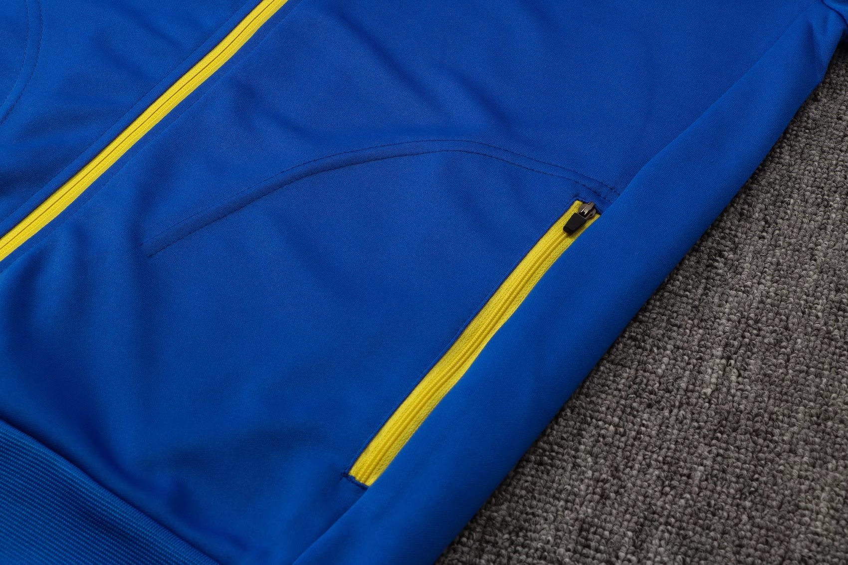 Boca Juniors Soccer Training Suit Jacket + Pants Blue Mens 2021/22