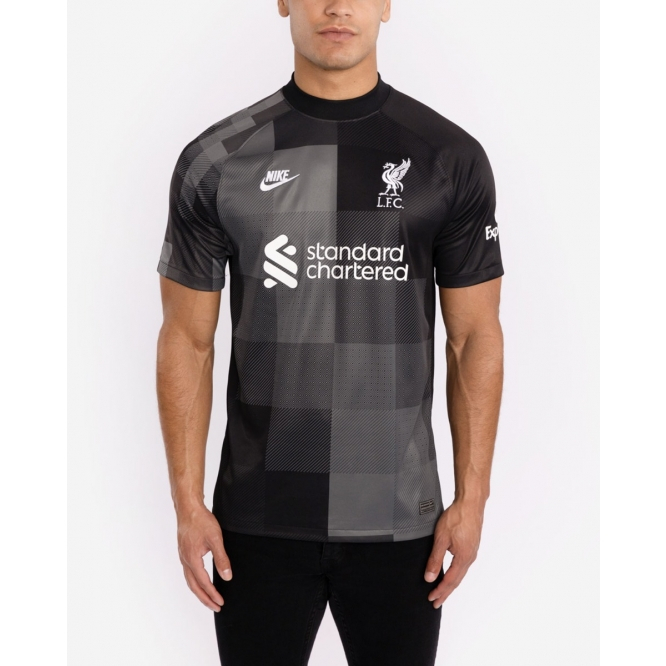 Liverpool Soccer Jersey Replica Third Goalkeeper Short Sleeved Mens 2021/22 
