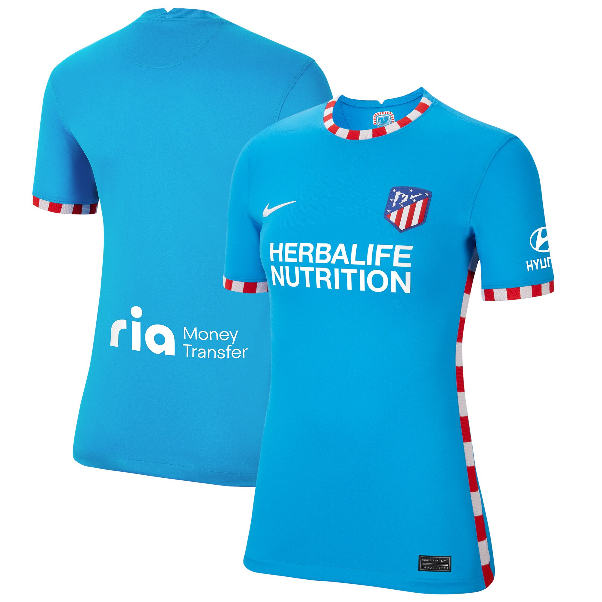 Atletico Madrid Soccer Jersey Replica Third Womens 2021/22 