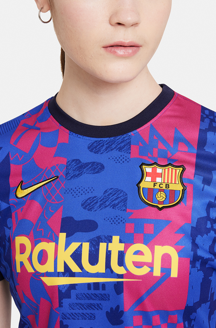 Barcelona Soccer Jersey Replica Third Womens 2021/22 