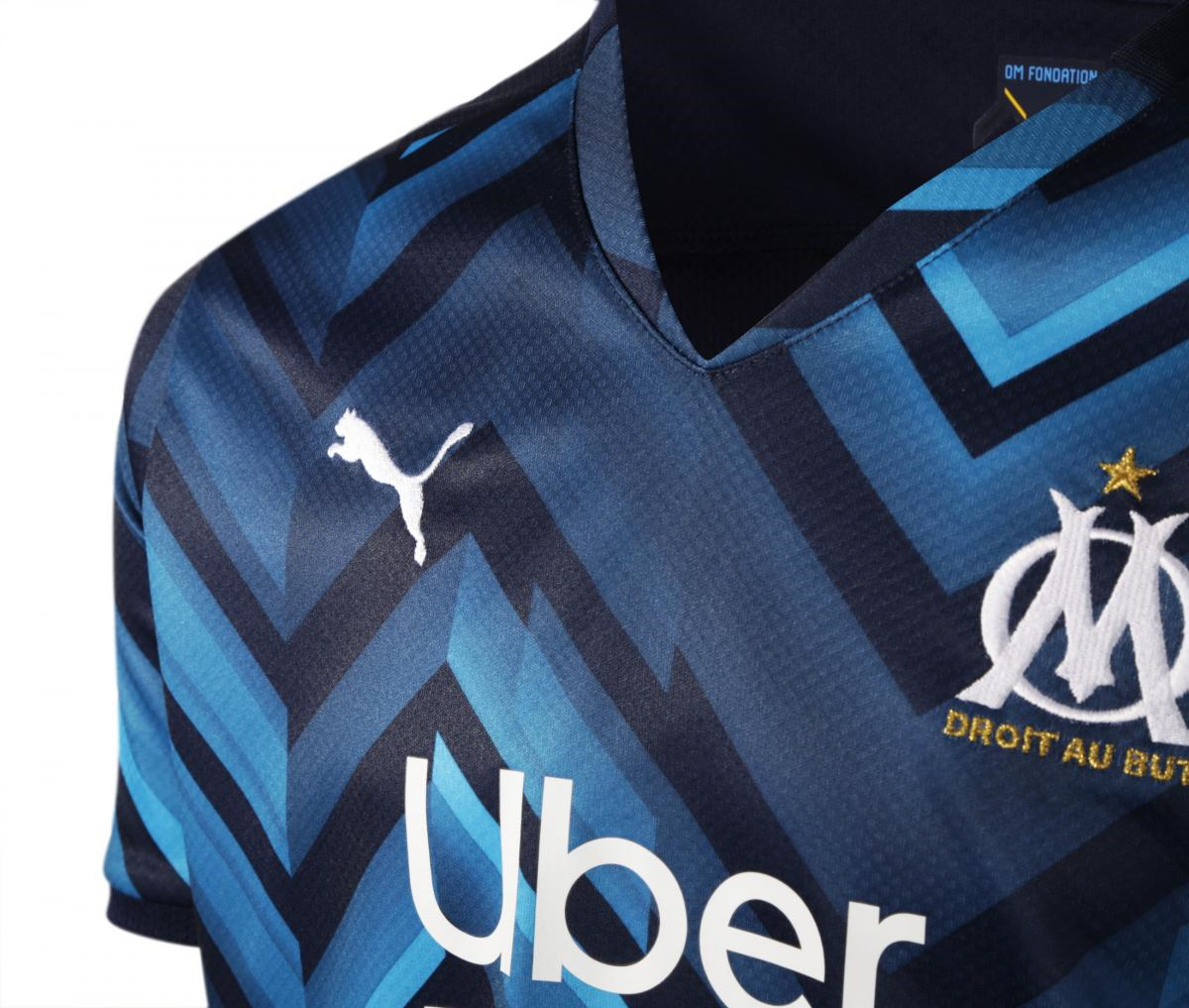 Olympique Marseille Soccer Jersey Replica Away Mens 2021/22 