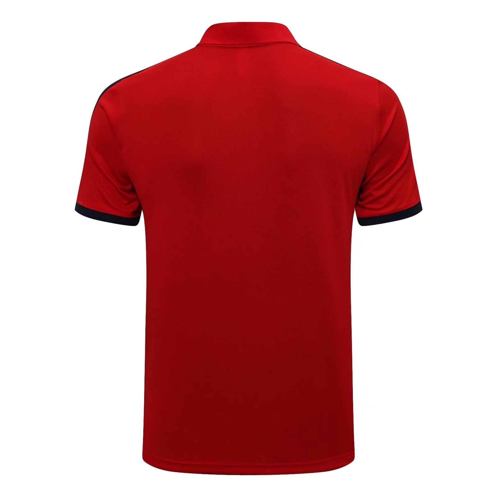 Arsenal Soccer Polo Jersey Red - Black Stripes Mens 2021/22