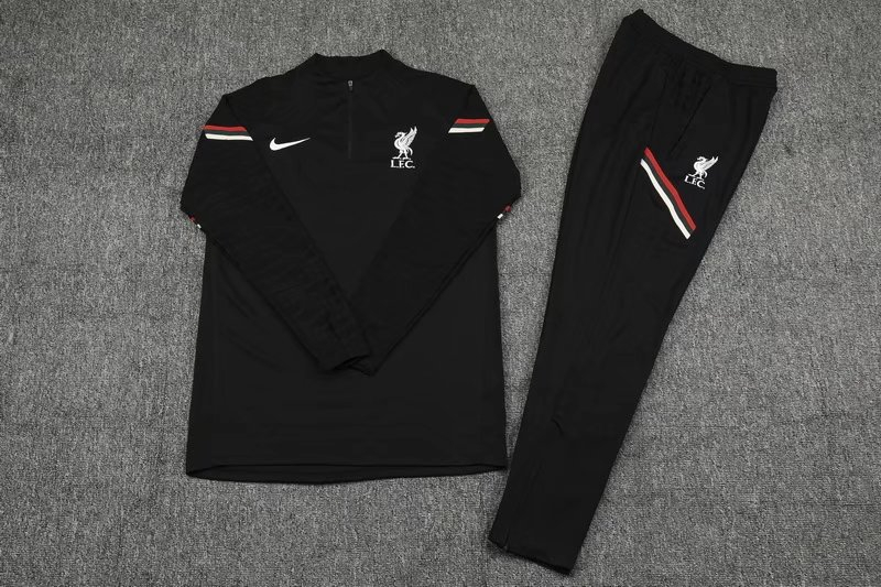 Liverpool Soccer Traning Suit Black Youth 2021/22