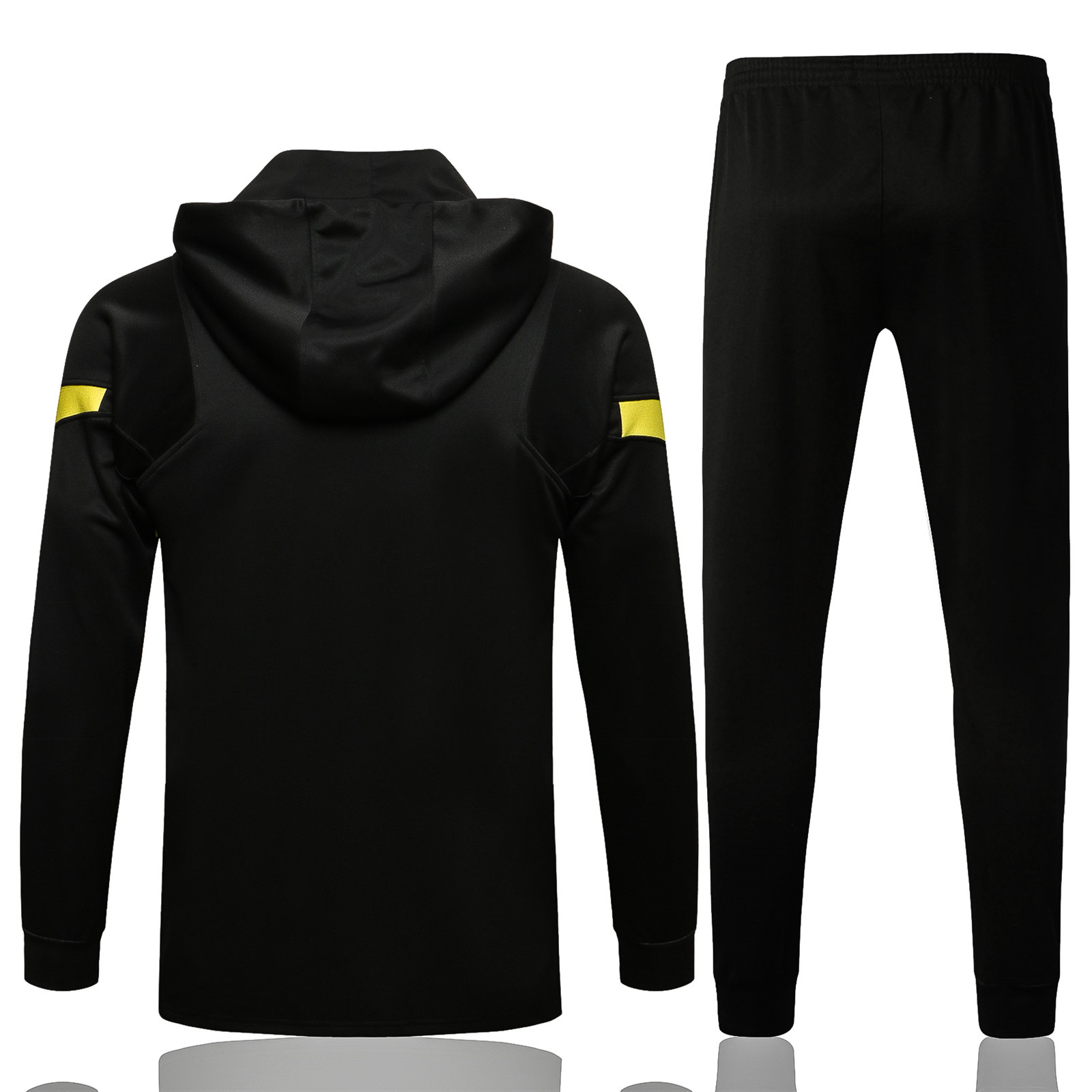 Chelsea Soccer Training Suit Jacket + Pants Hoodie Black Mens 2021/22