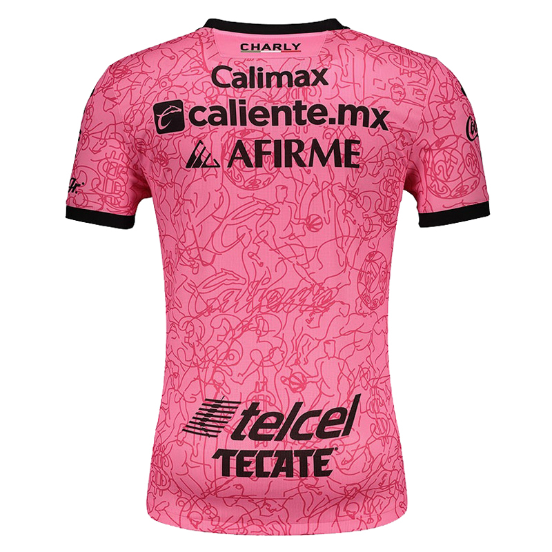 Club Tijuana Soccer Jersey Replica Pink Charly October Special Edition Mens 2021/22