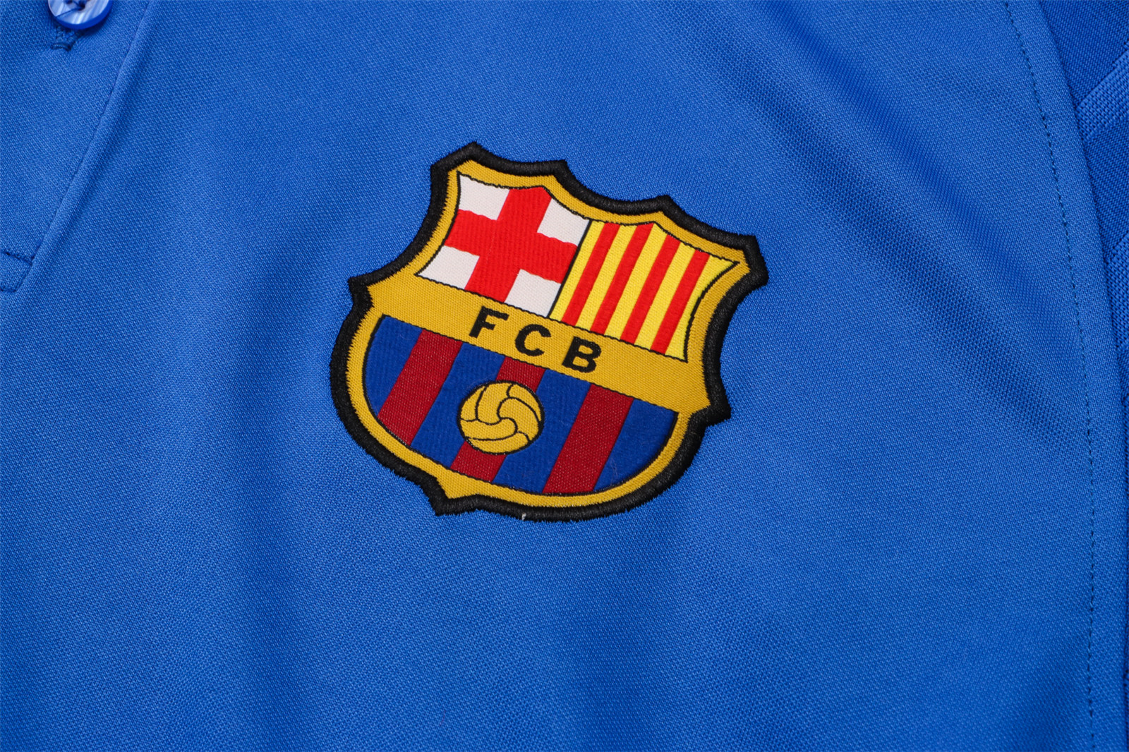 Barcelona Soccer Polo Jersey Blue II Men's 2021/22