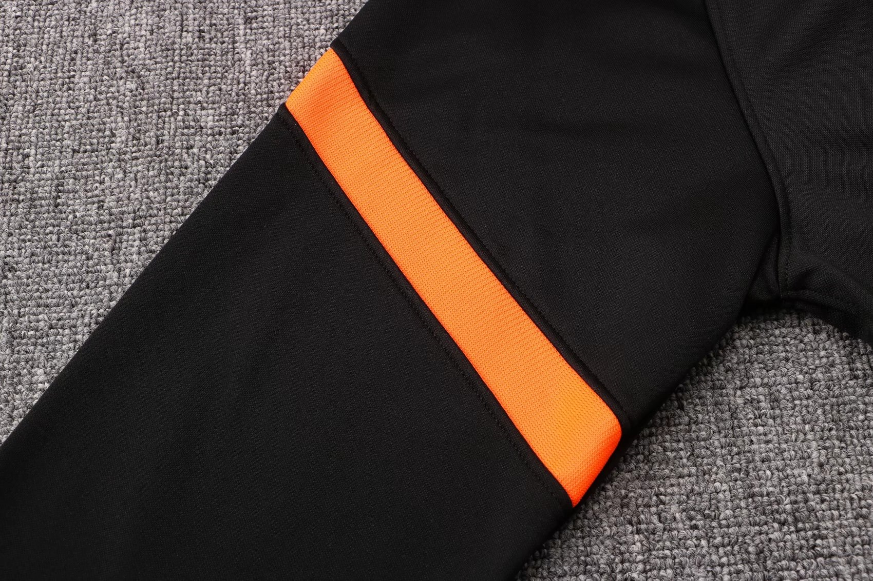 Chelsea Soccer Training Suit Jacket + Pants Hoodie Black - Orange Men's 2021/22