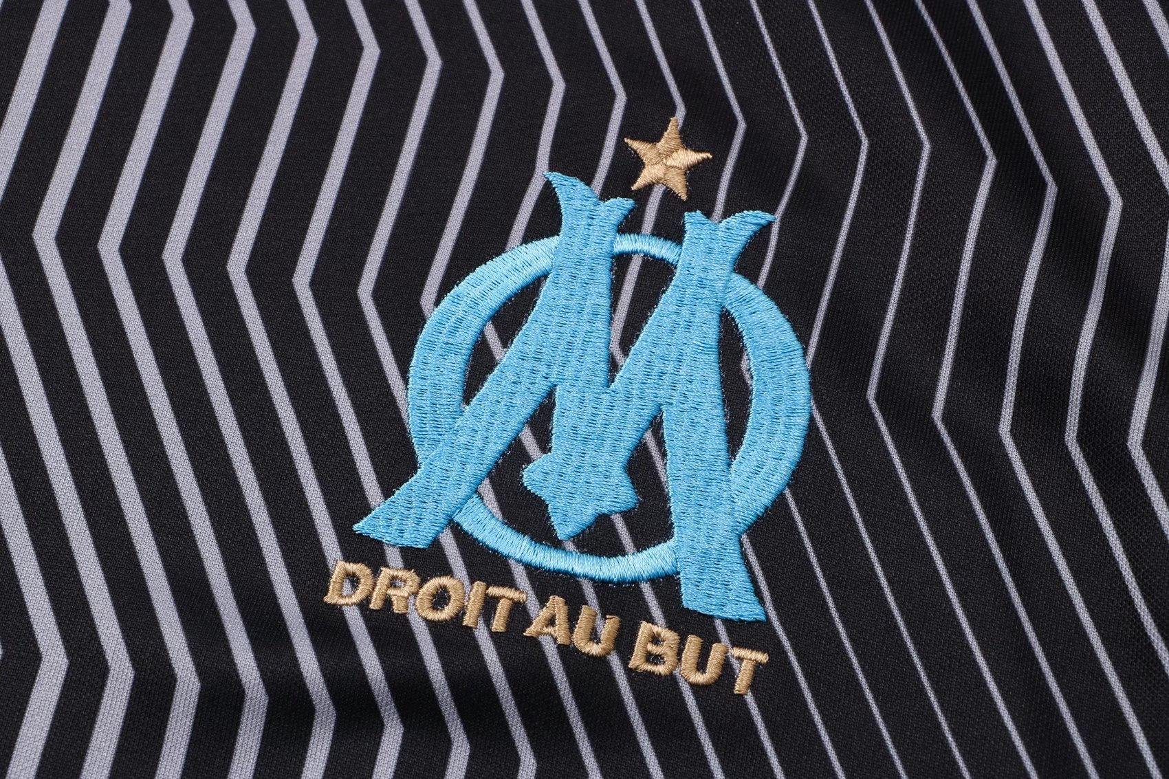Olympique Marseille Soccer Singlet Jersey Replica Black Mens 2021-22