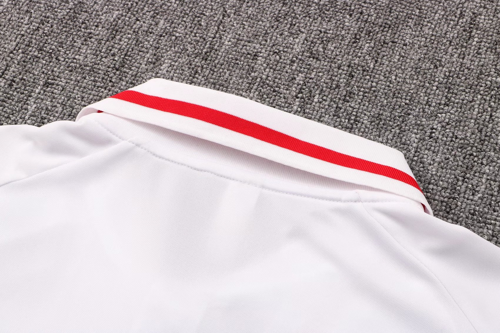 Manchester United Soccer Polo Jersey Replica White III Mens 2021-22