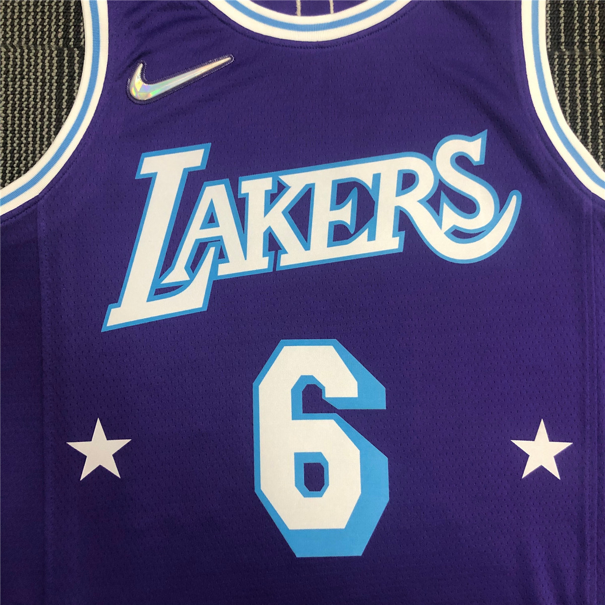 Los Angeles Lakers Swingman Jersey Purple Mens 2022 City Edition
