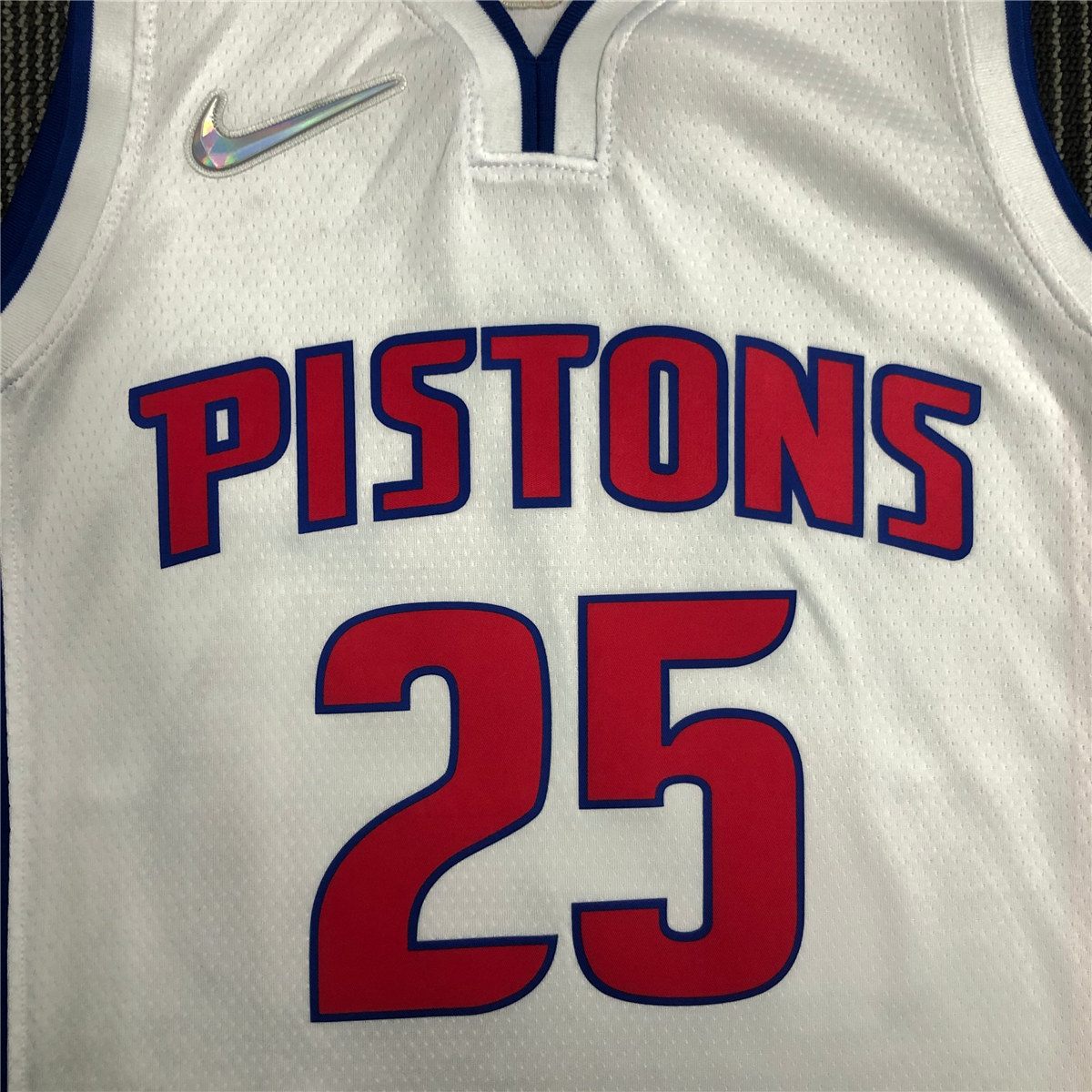 Detroit Pistons Swingman Jersey White Mens 2022 Association Edition