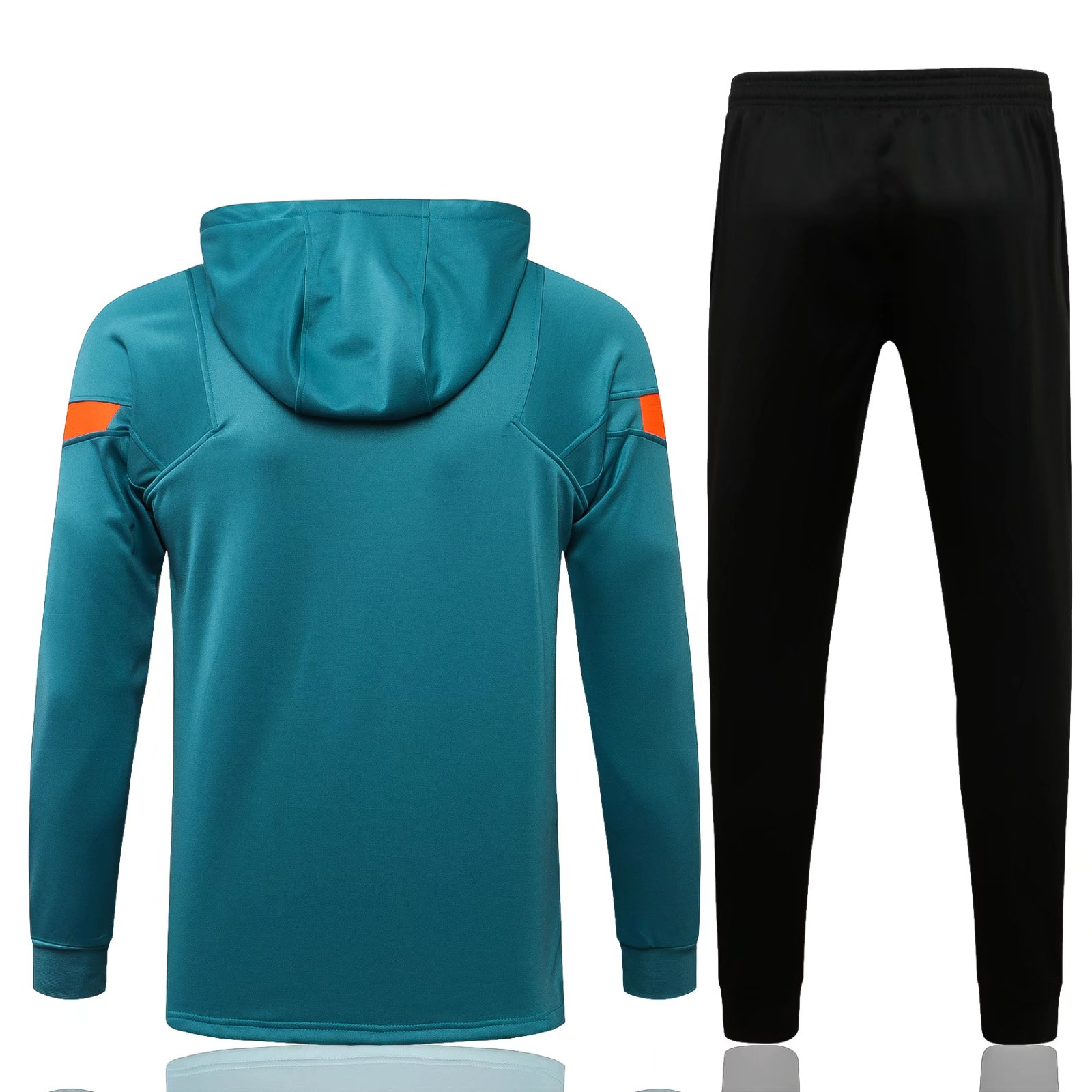 Chelsea Soccer Training Suit Jacket + Pants Hoodie Green Mens 2021/22