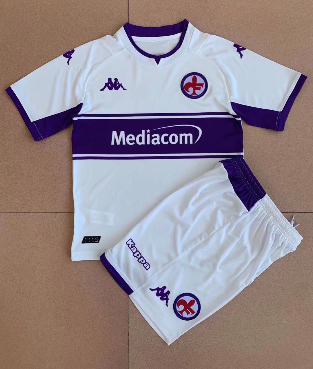 ACF Fiorentina Soccer Jersey + Short Set Replica Away Youth 2021/22