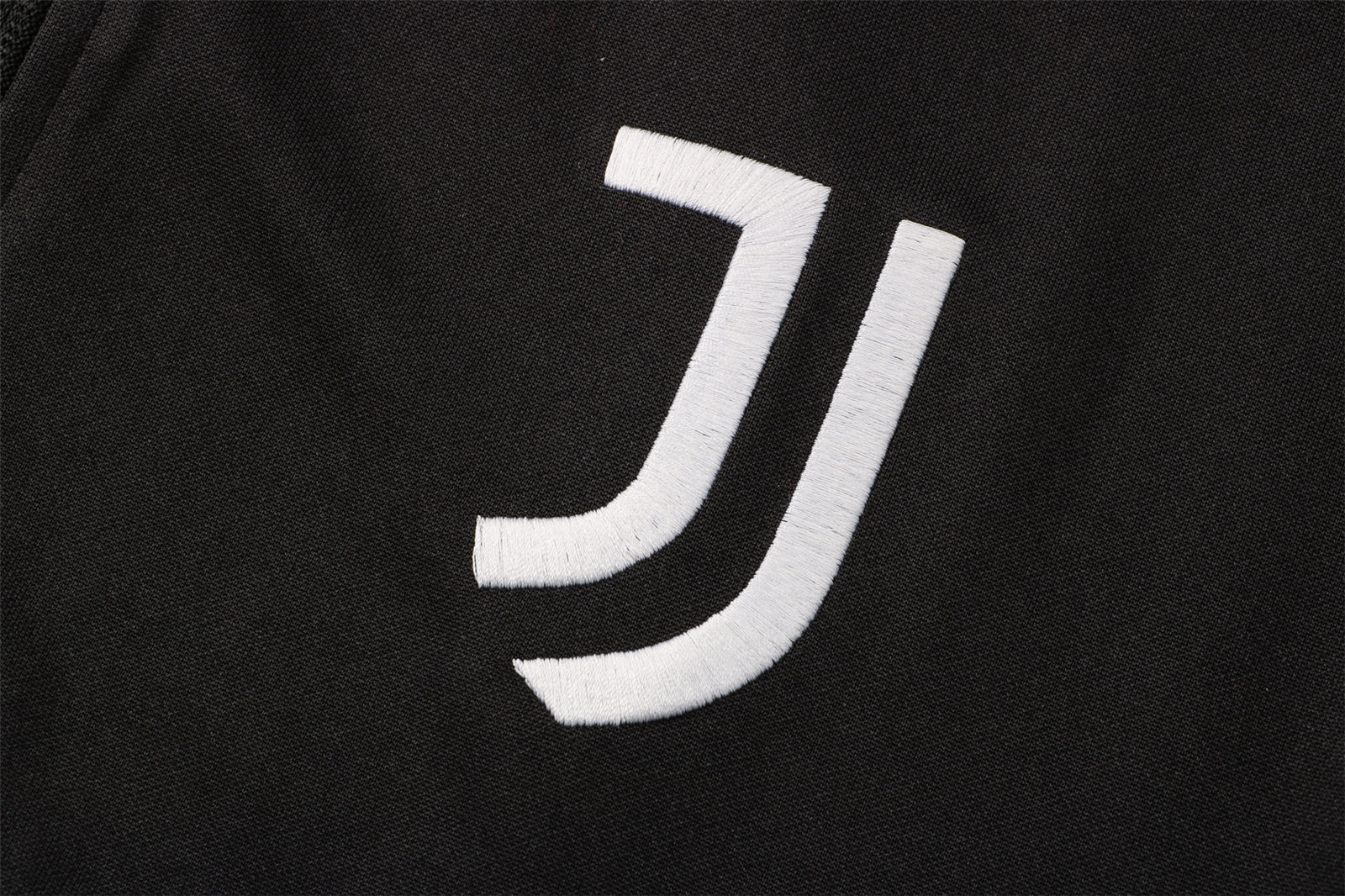 Juventus Soccer Training Suit Jacket + Pants Replica Black - Grey Mens 2021/22