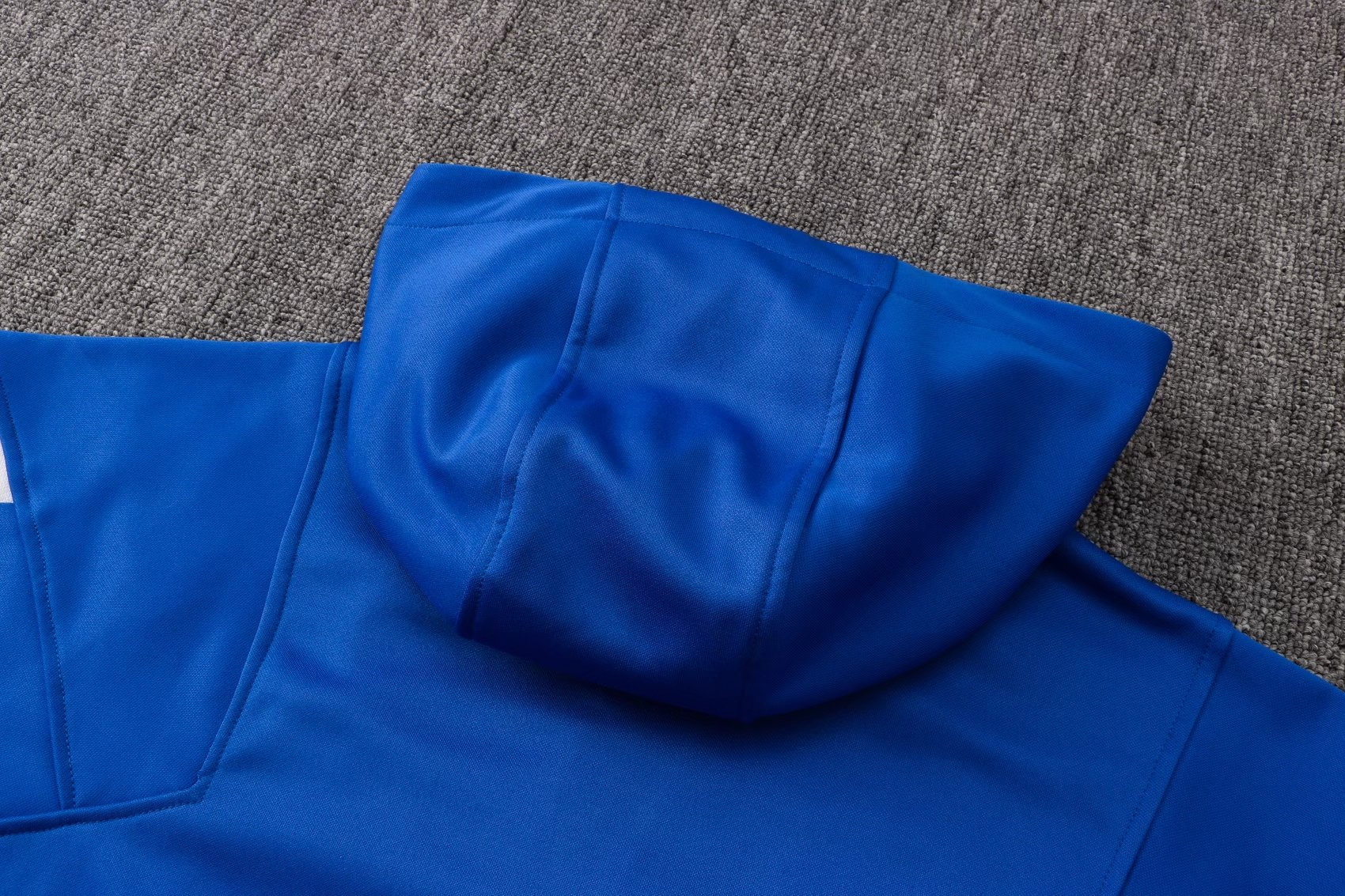 Barcelona Soccer Training Suit Jacket + Pants Replica Hoodie Blue II Mens 2021/22