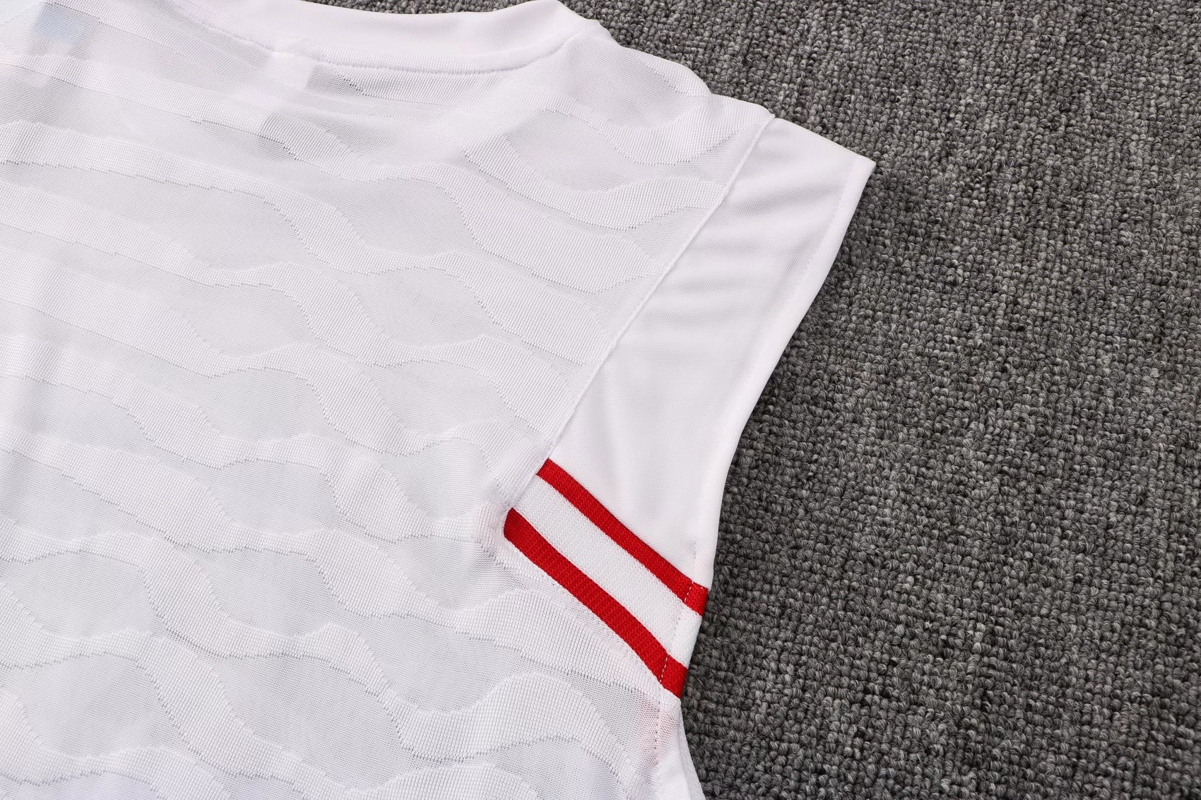 PSG x Jordan Soccer Singlet Jersey Replica White Waves Mens 2021/22