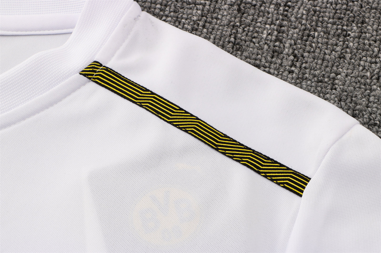 Borussia Dortmund Soccer Polo Jersey Replica White Mens 2021/22