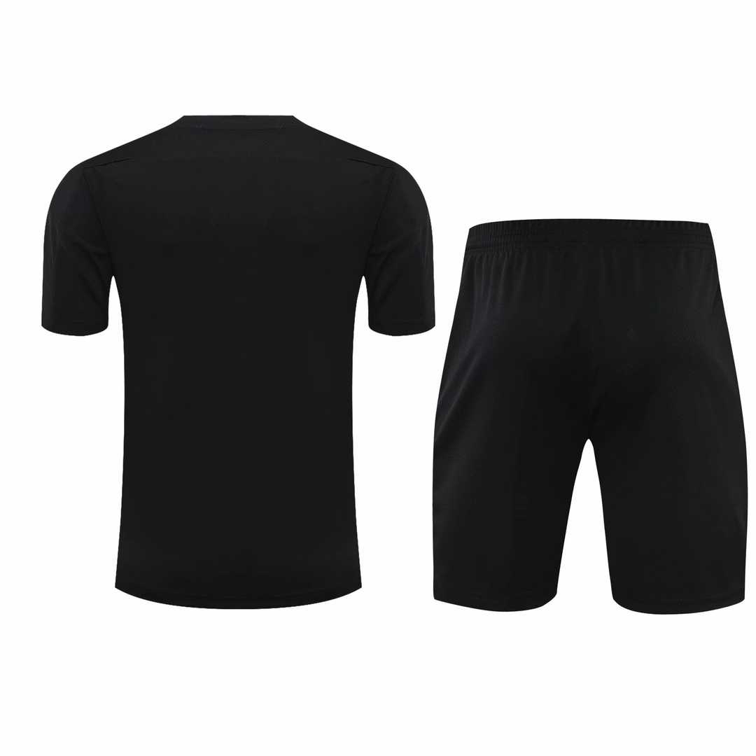 2020/21 Borussia Dortmund Goalkeeper Black Mens Soccer Jersey Replica  + Shorts Set
